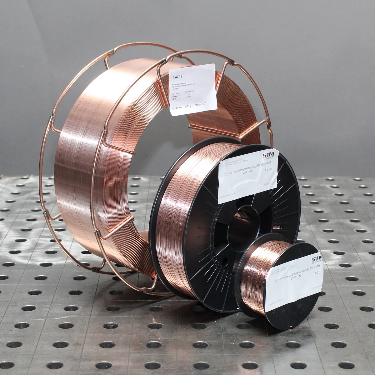 0,8 mm Schweißdraht Hartauftrag MT 600 1.4718