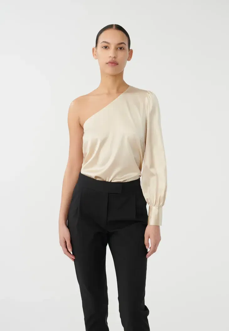 Dea Kudibal Bluse Seide “Atticus” Pearl – Bild 3
