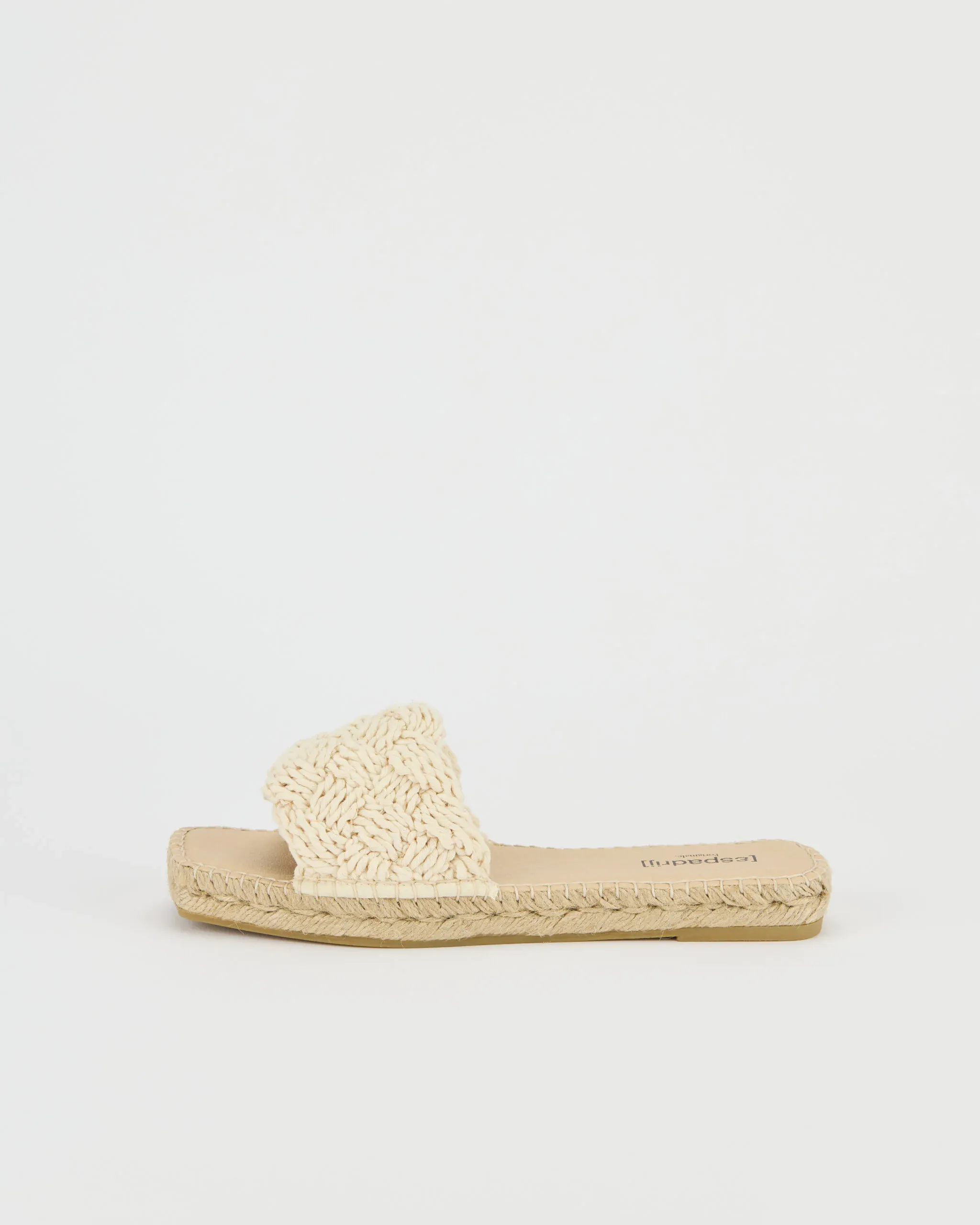 Espadrij Sandale “Carre Crochet” Nature – Bild 2