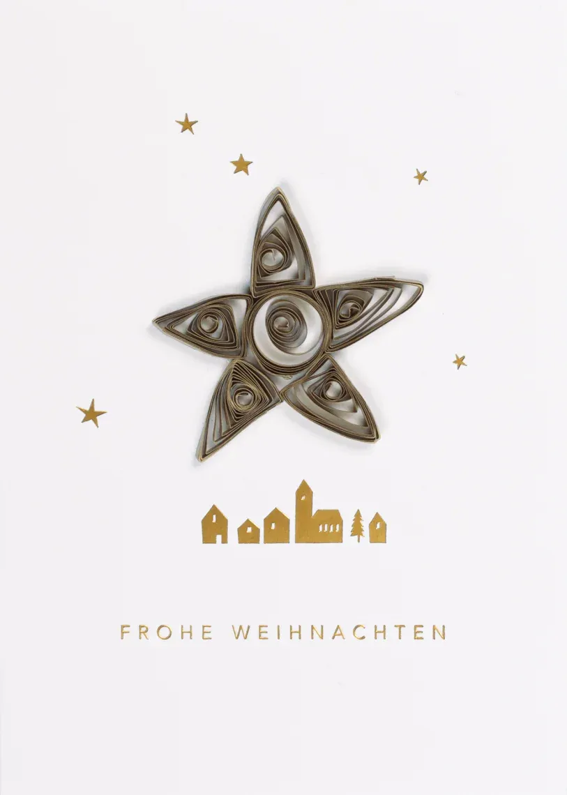 Räder Quillingkarte “Frohe Weihnachten”