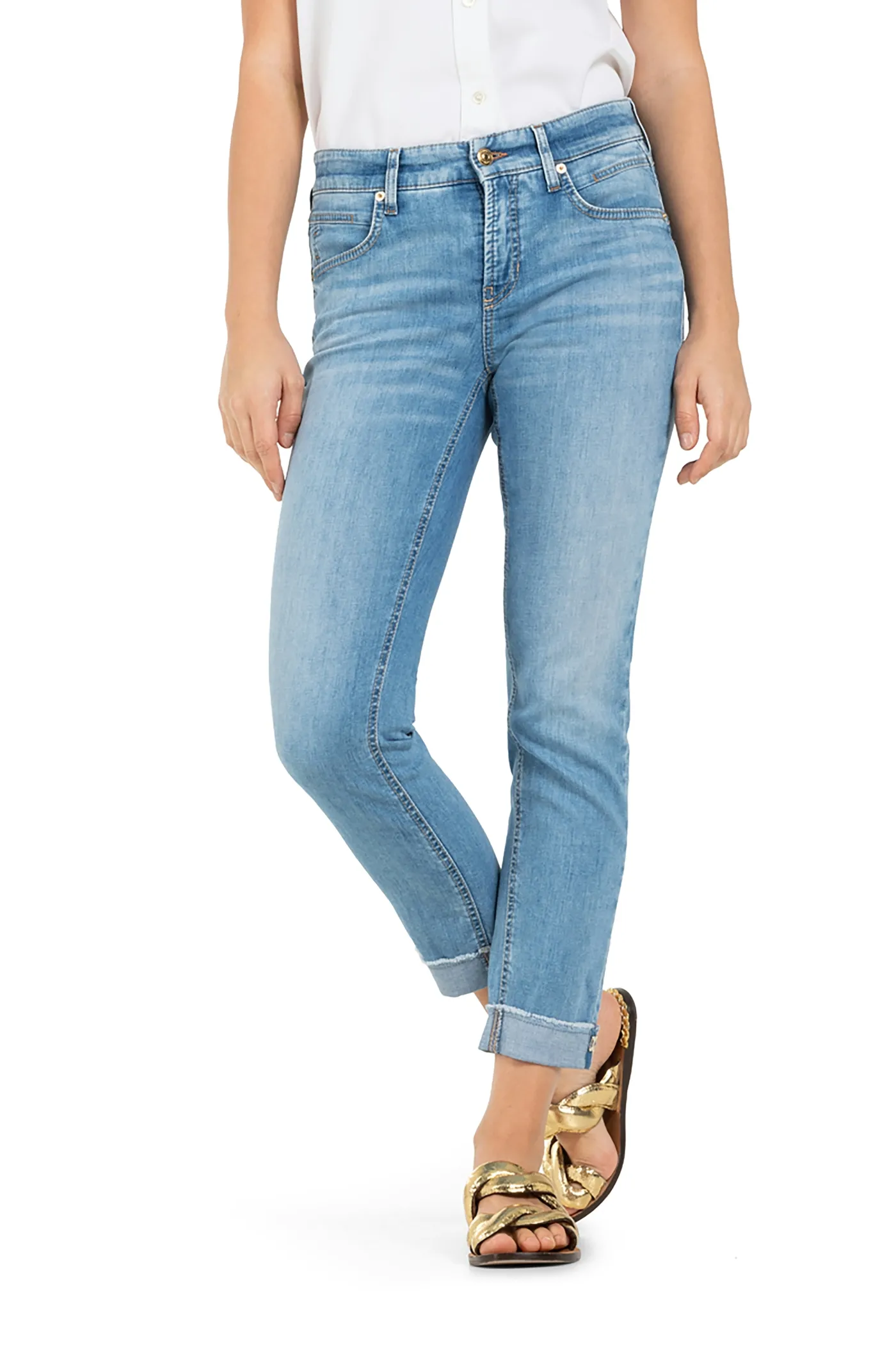 Cambio Jeans “Piper Short” Sunny Blau – Bild 2