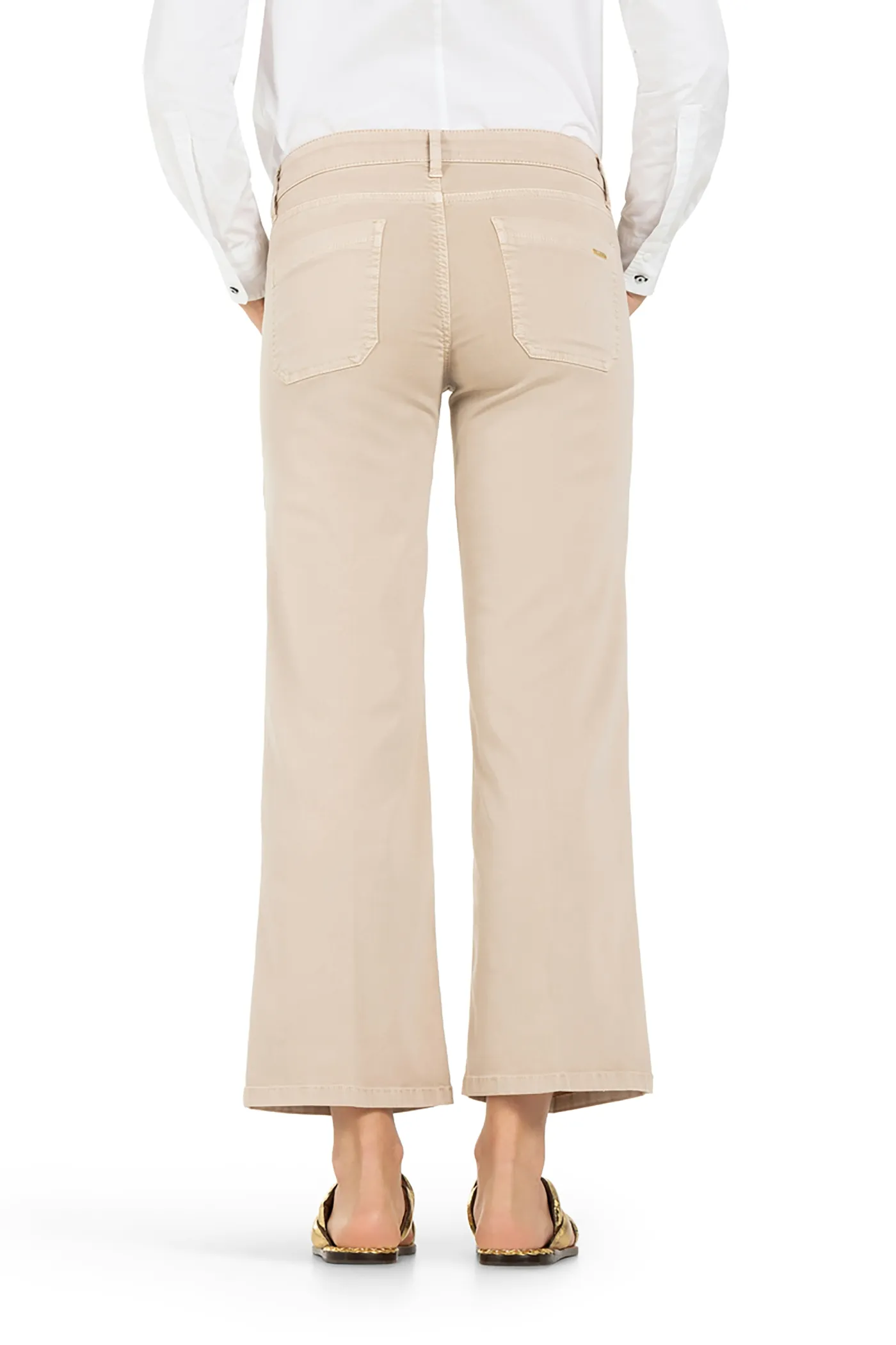 Cambio Hose “Tess” Wide Leg Cropped Frappe – Bild 4