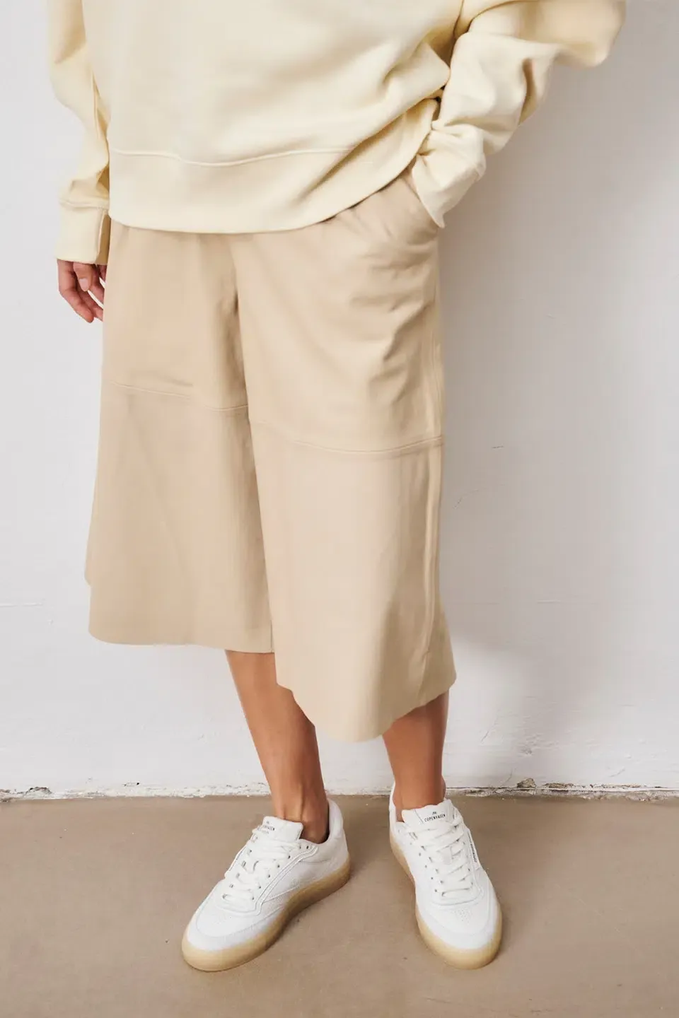 Copenhagen Studios Sneaker CPH90 Leder Mix “White Cream” – Bild 4