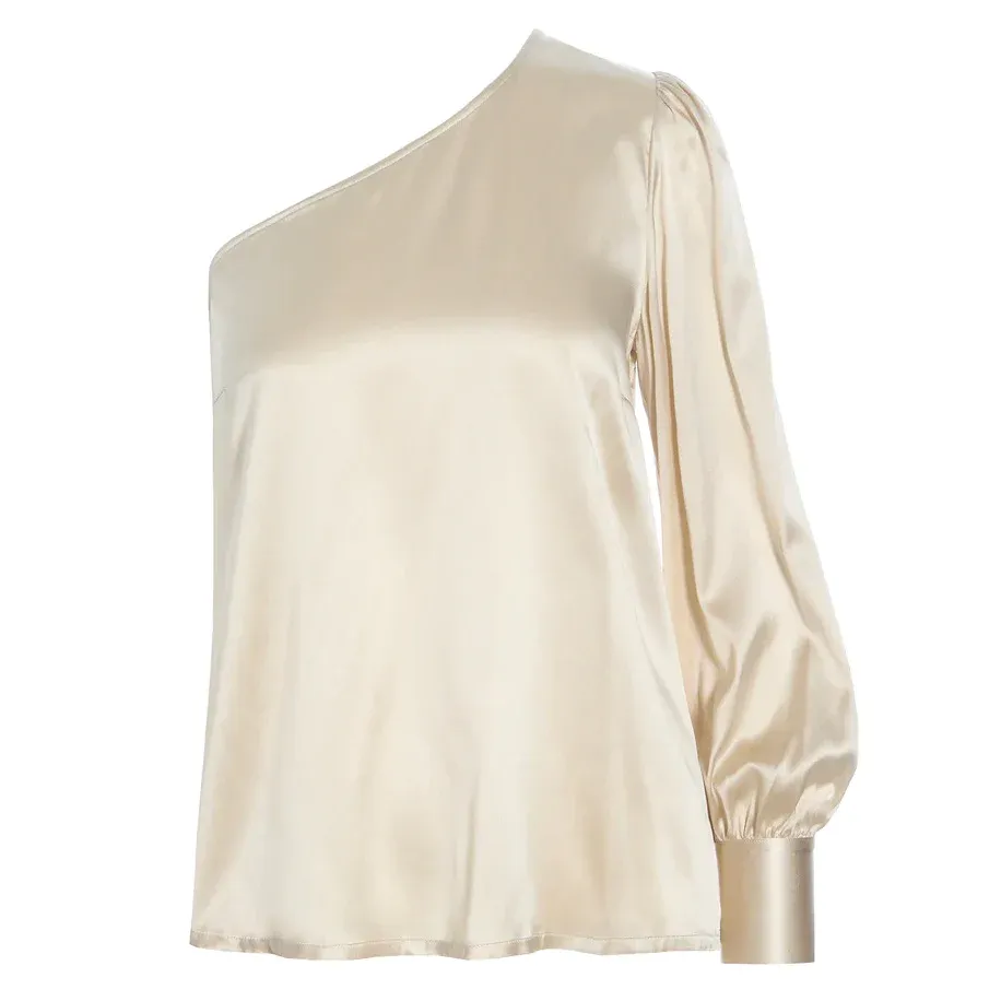 Dea Kudibal Bluse Seide “Atticus” Pearl