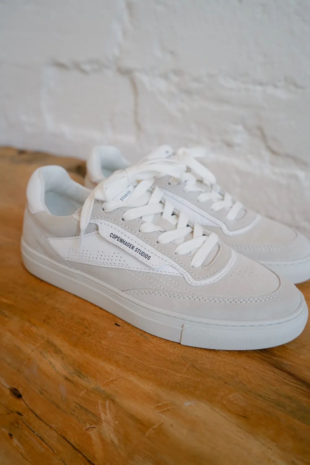 Copenhagen Studios Sneaker CPH90 Leder Mix “Light Grey” – Bild 4