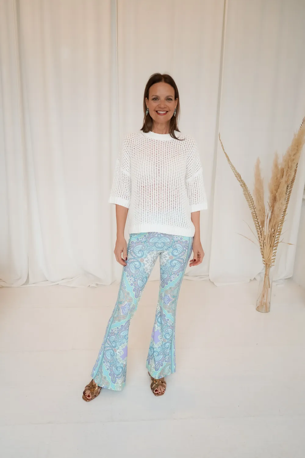 Bloom Shirt Kurzarm “Offwhite” – Bild 2
