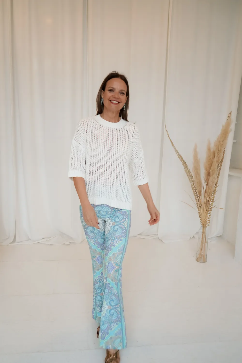 Bloom Shirt Kurzarm “Offwhite” – Bild 3