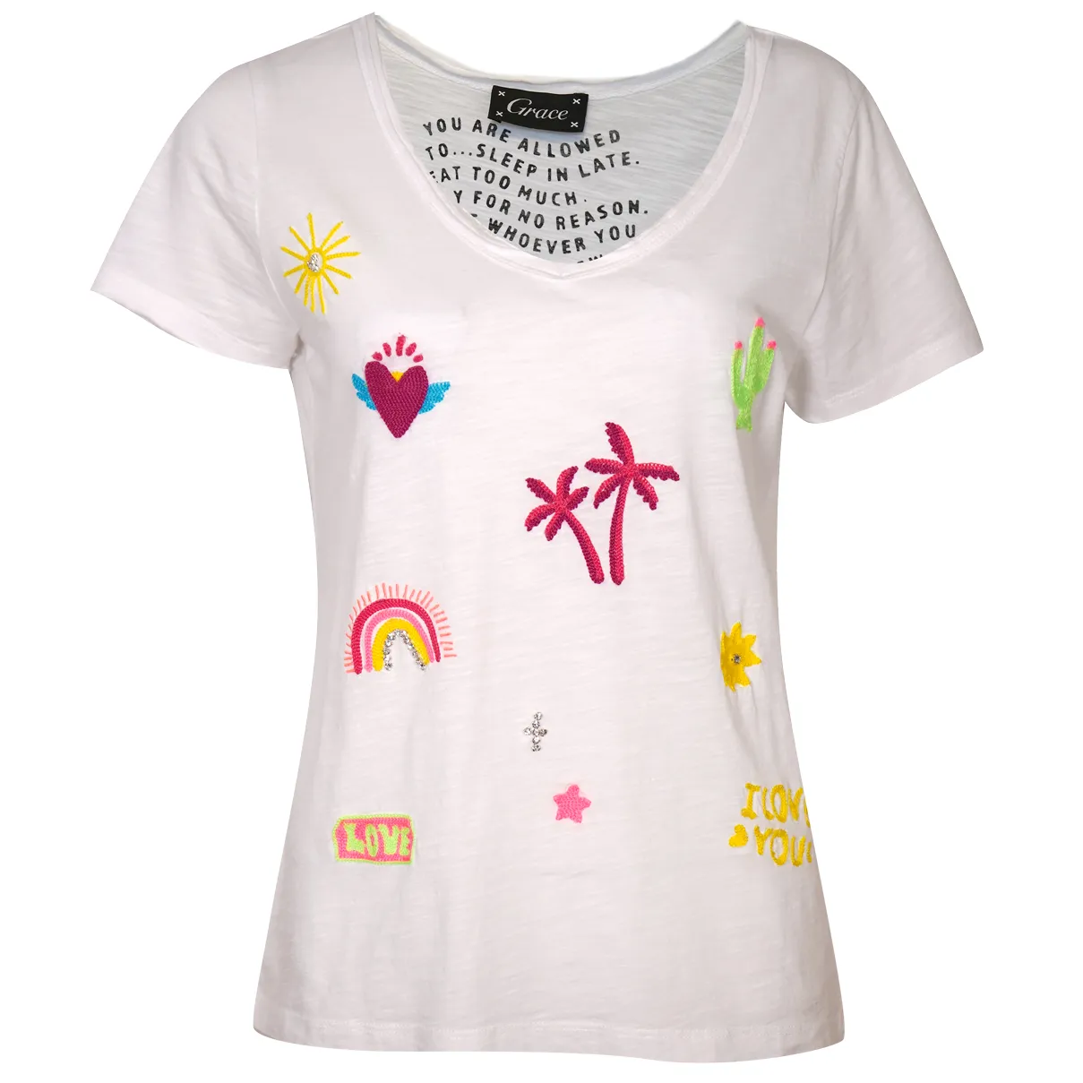 Grace Shirt “Farbstickerei” *Neue Kollektion*
