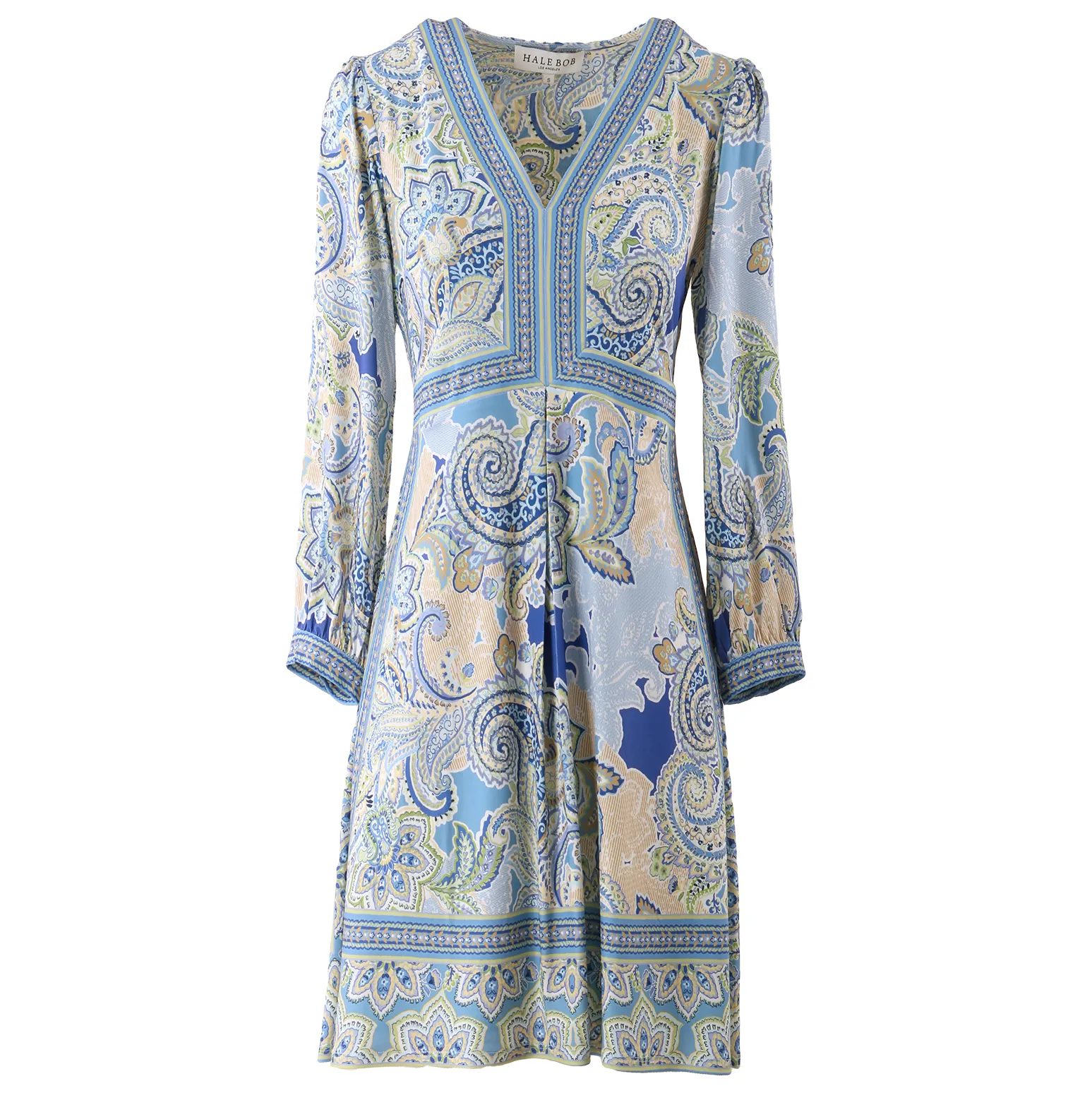 Hale Bob Minikleid V-Ausschnitt Jersey “Blau”
