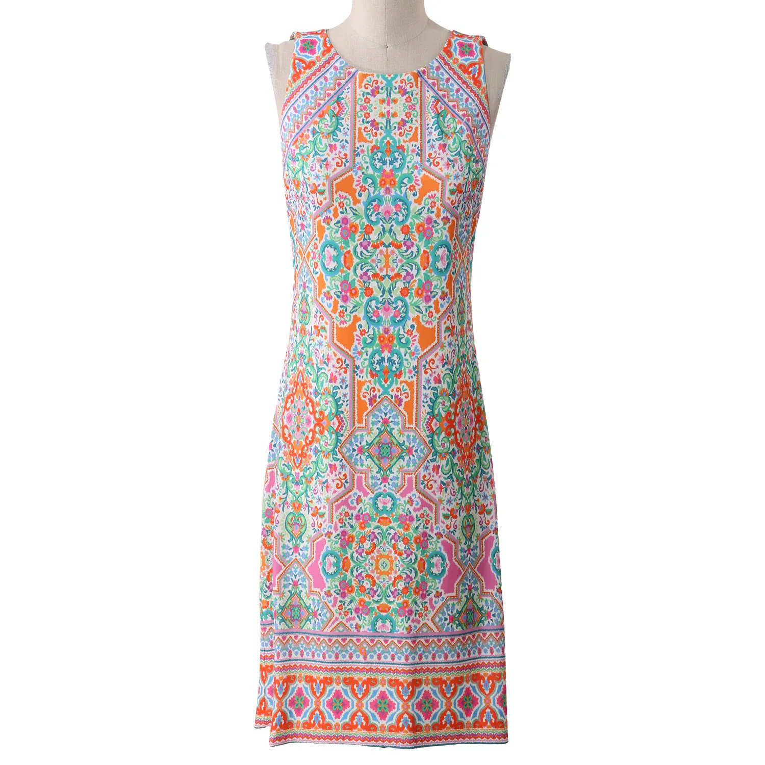 Hale Bob Minikleid “Orange/Grün”