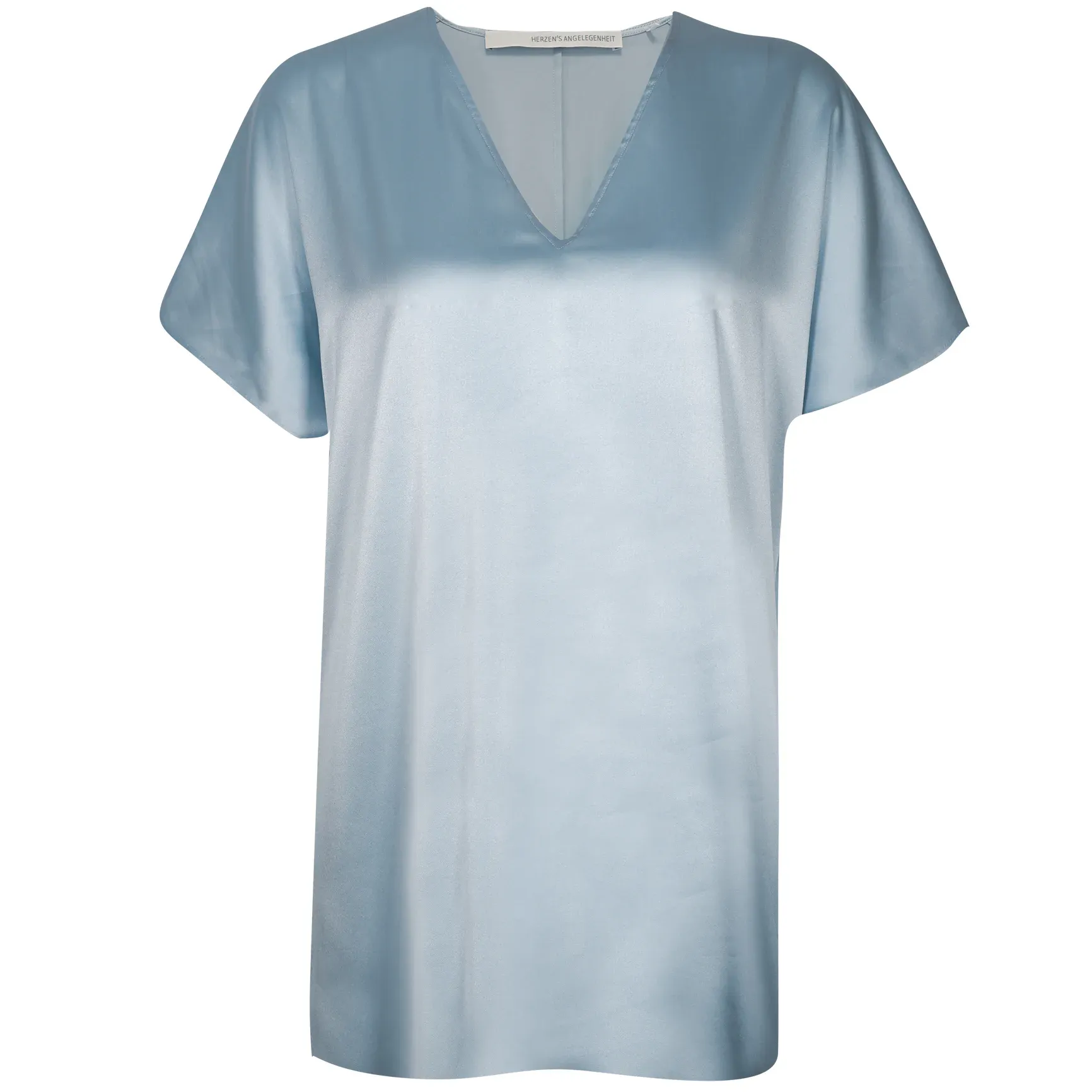 Herzen´s Angelegenheit Shirt/Tunika Kurzarm Seide “Pool”