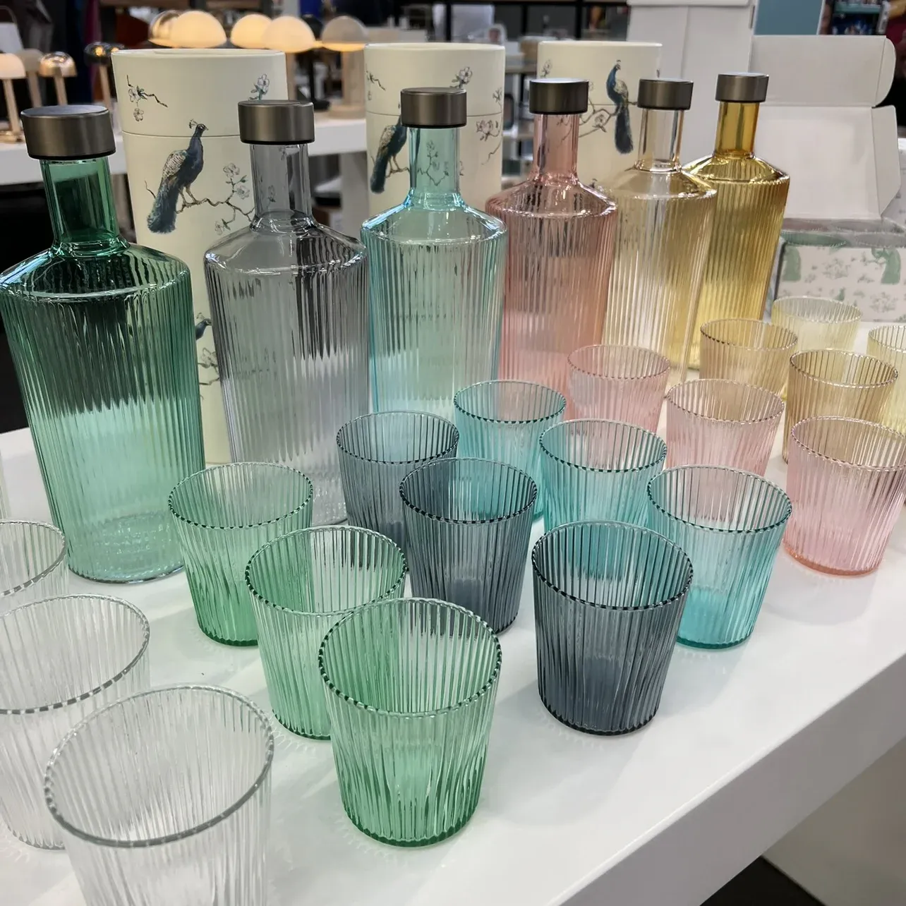 Paveau Glasflasche “Cable” Gelb – Bild 5