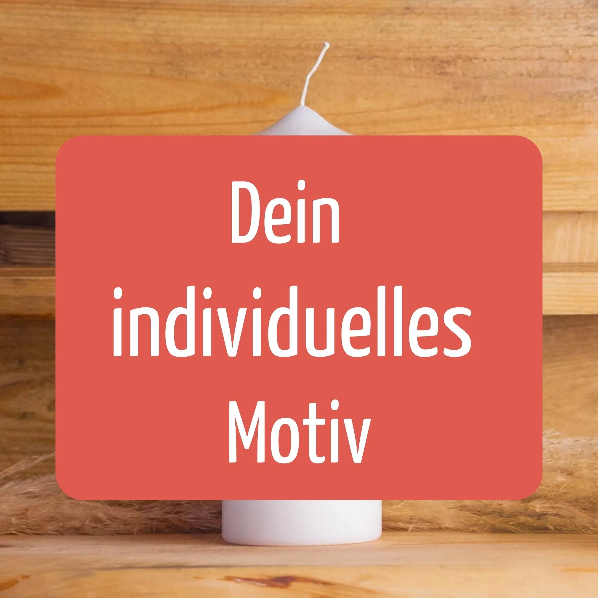 Kerze mit individuellem Motiv | Zu jedem Anlass | 15 – 30 cm Höhe – Bild 2