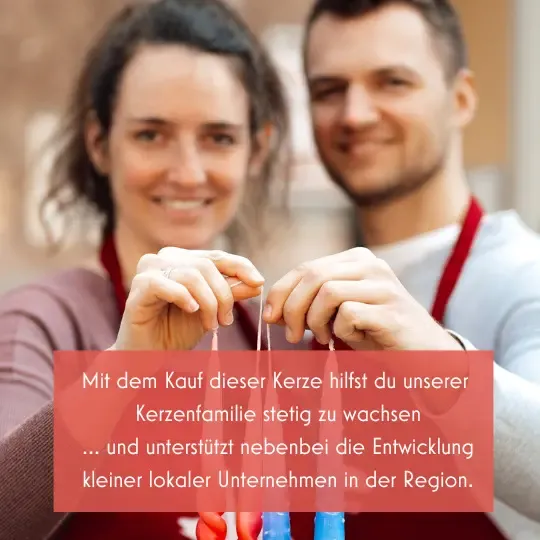 Weihnachtskerze Häuser | Personalisiert | Adventskerzen | 20 cm hoch | 7 cm Durchmesser | Weihnachten Kerzen | Advent – Bild 4