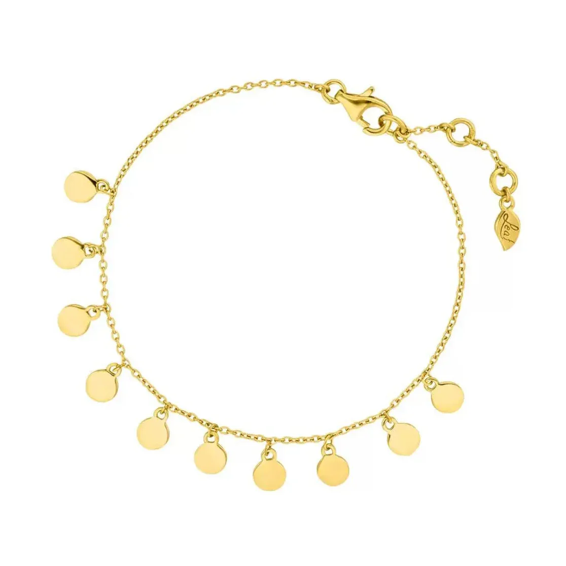 Leaf Armband “Platelet” Gelbgold