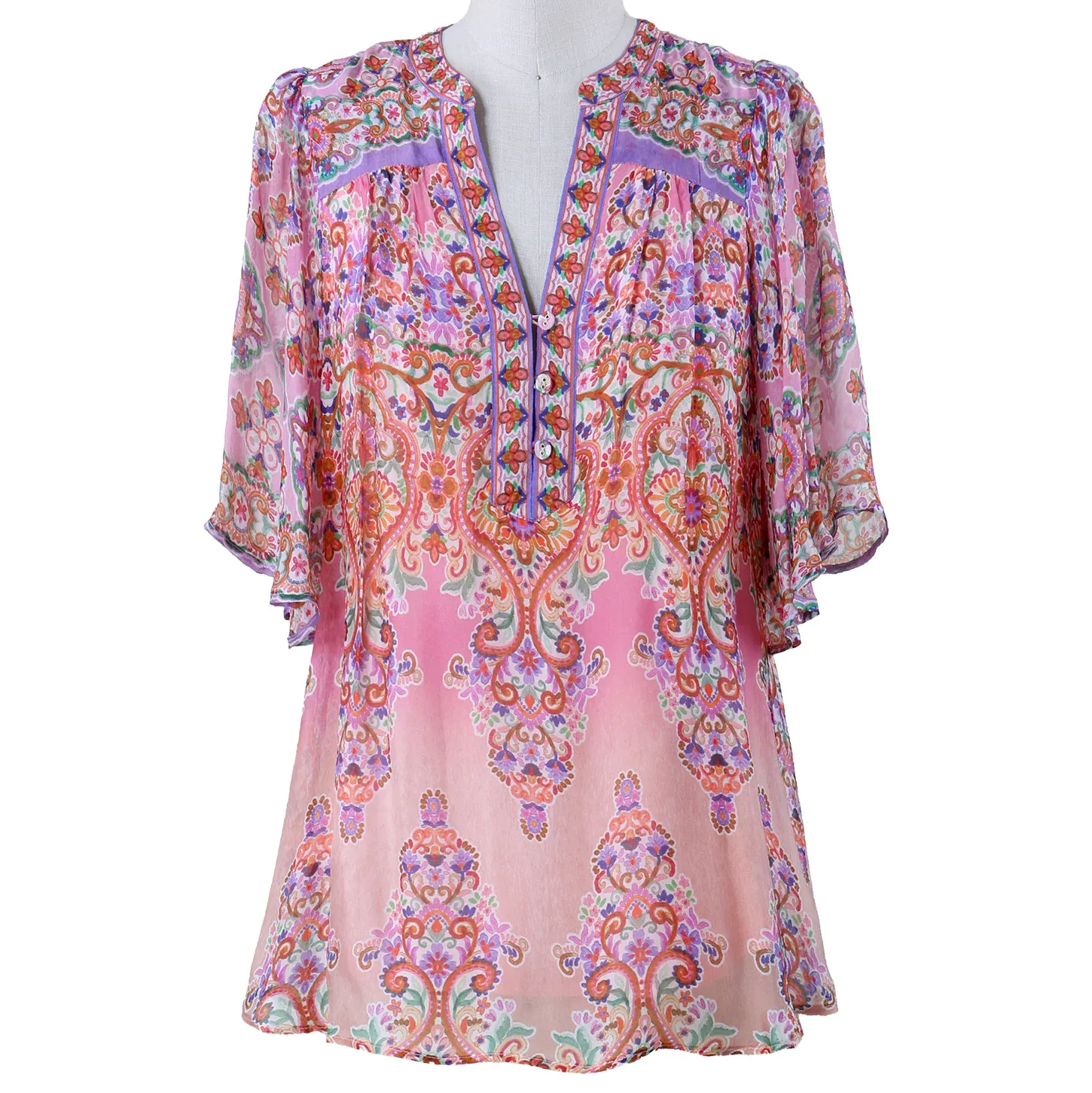 Hale Bob Bluse “Pink Multi”