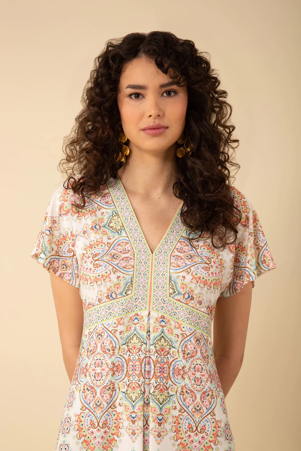 Hale Bob Midikleid “Mint/Koralle” – Bild 2