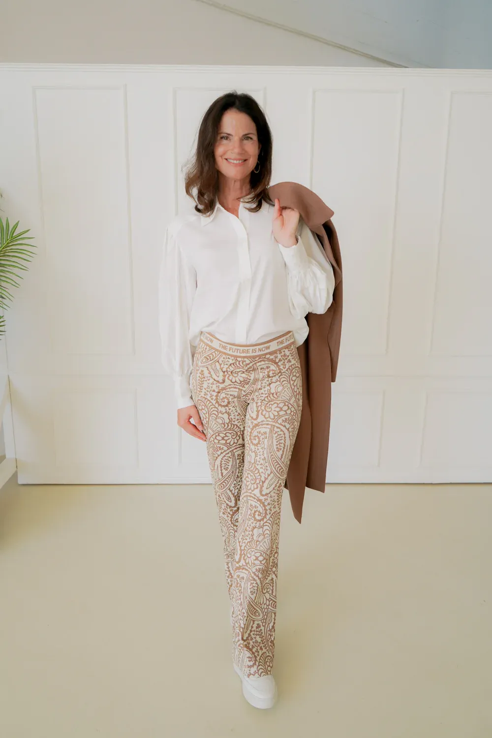 Herzen´s Angelegenheit Hemdbluse Seide “Weiß” – Bild 3