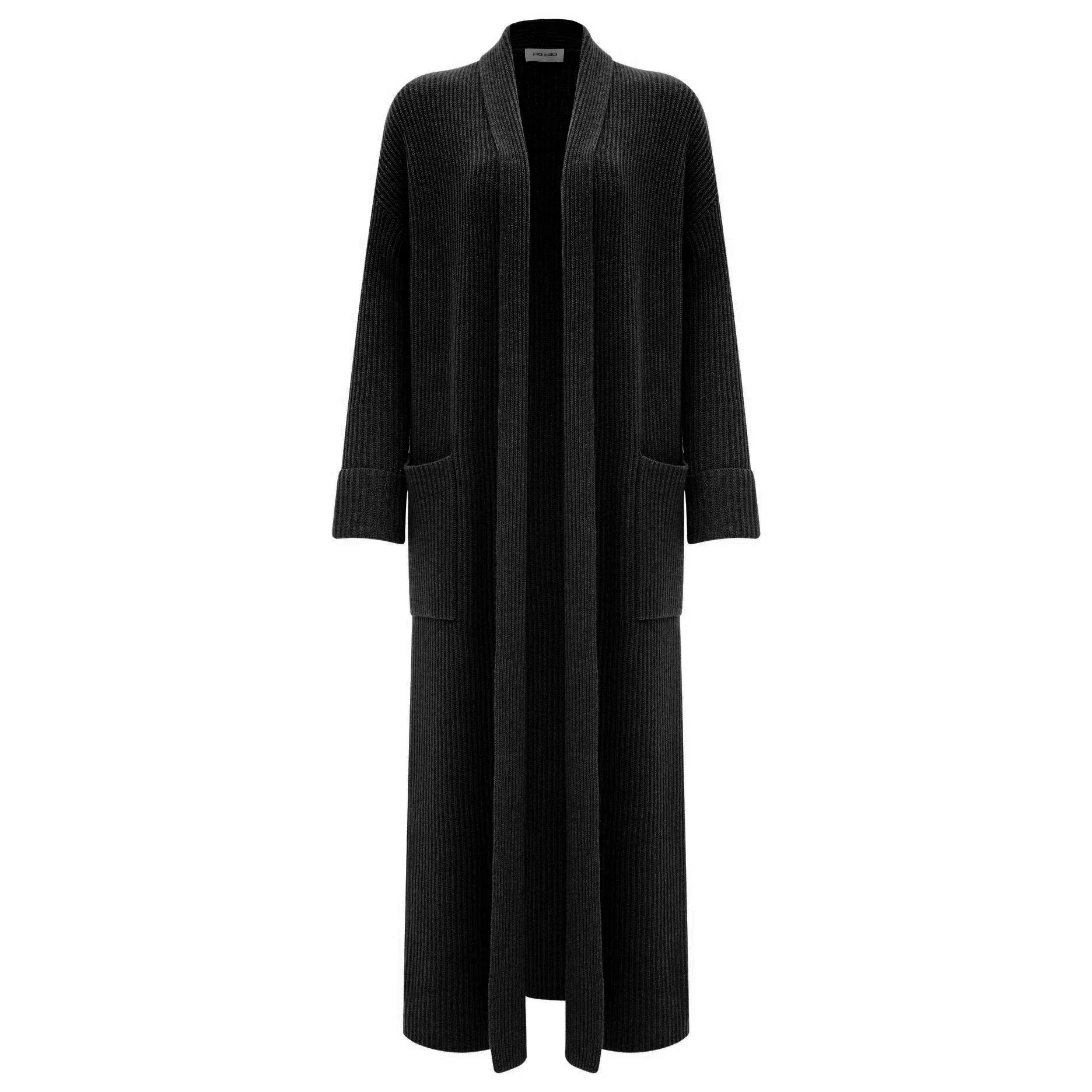 Joyce&Girls lange Strickjacke “Sonia” Schwarz