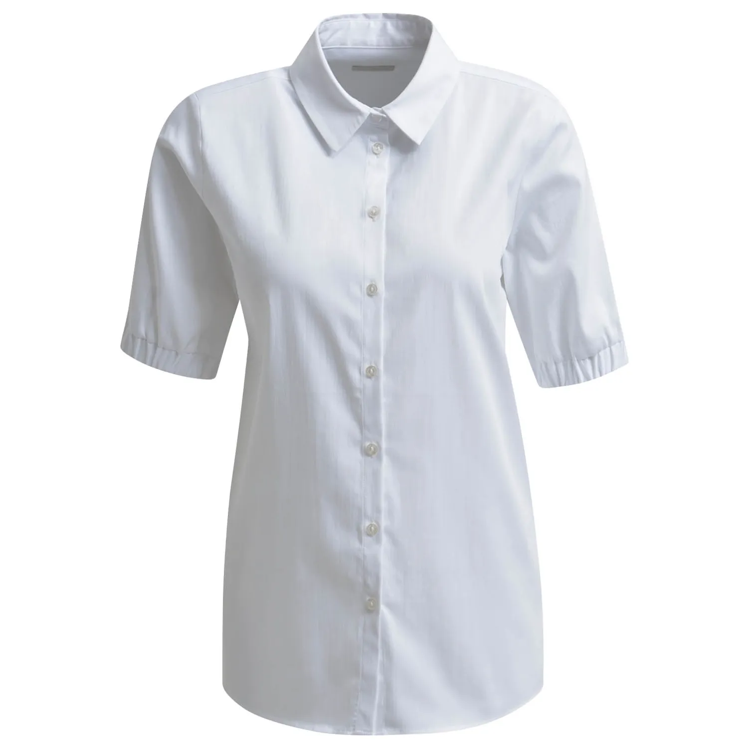 Milano Italy Bluse Kurzarm “Weiß”