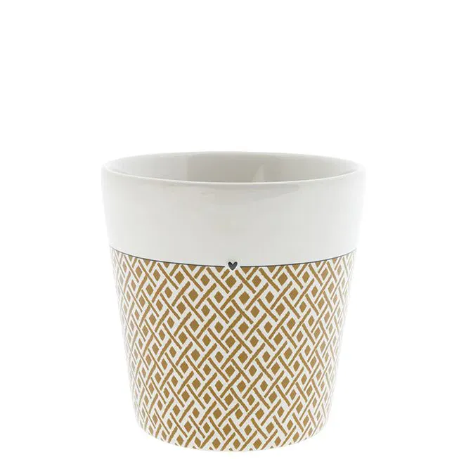 Bastion Collections Tasse “Check in caramel”