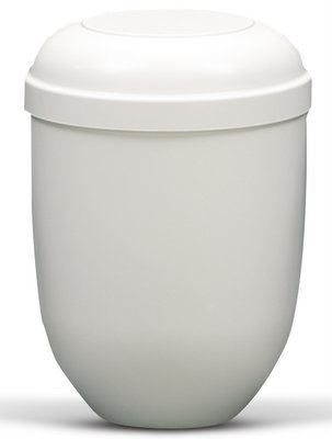 Bio Urne – creme weiss