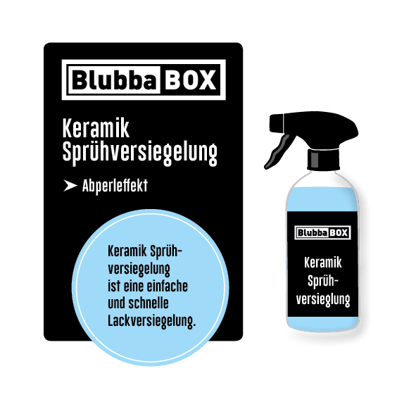 Keramik Sprühversiegelung mit Gittertuch SET