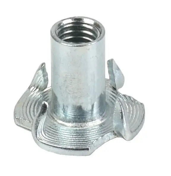 Einschlagmuttern M6 x 15mm Einschlagmutter Verzinkter mit 4 Einschlagspitzen – Bild 5