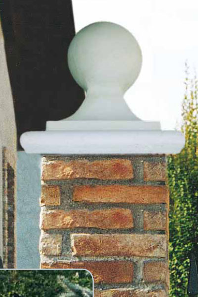 Zaundekoration “Capitello Con Sfera Maxi” IP
