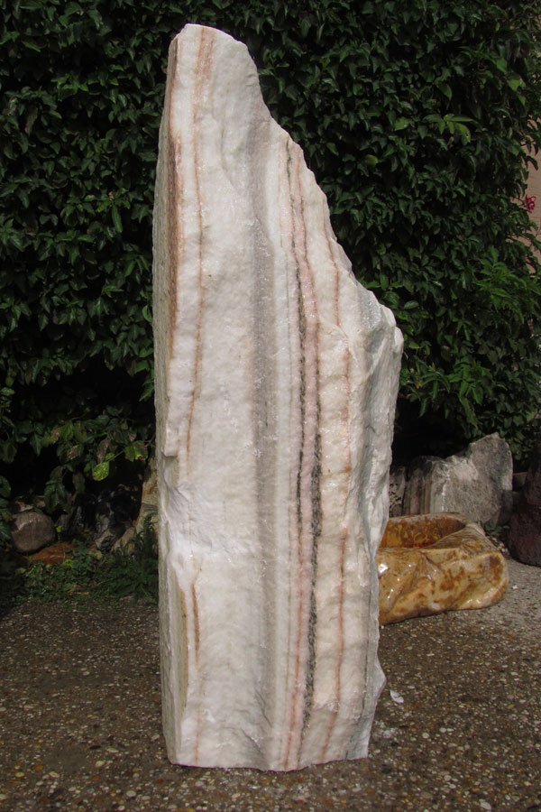 Sölkermarmor-Quellstein Nr. 184, 124 cm – Bild 2