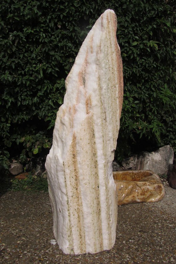 Sölkermarmor-Quellstein Nr. 184, 124 cm – Bild 3