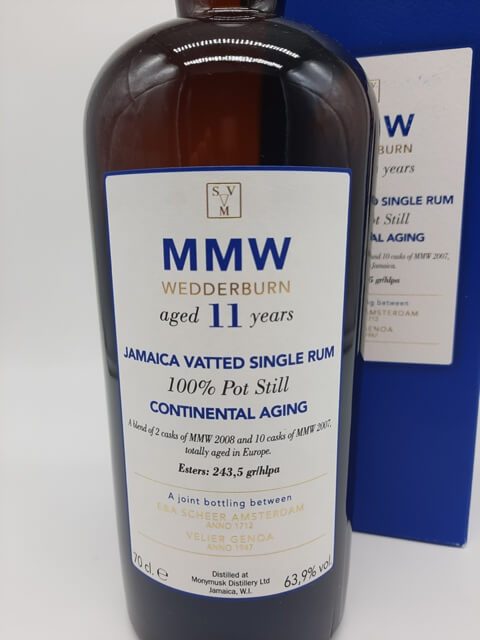Rum SVMR Monymusk Wedderburn 11 Jahre Continental – 63,9% – Bild 2