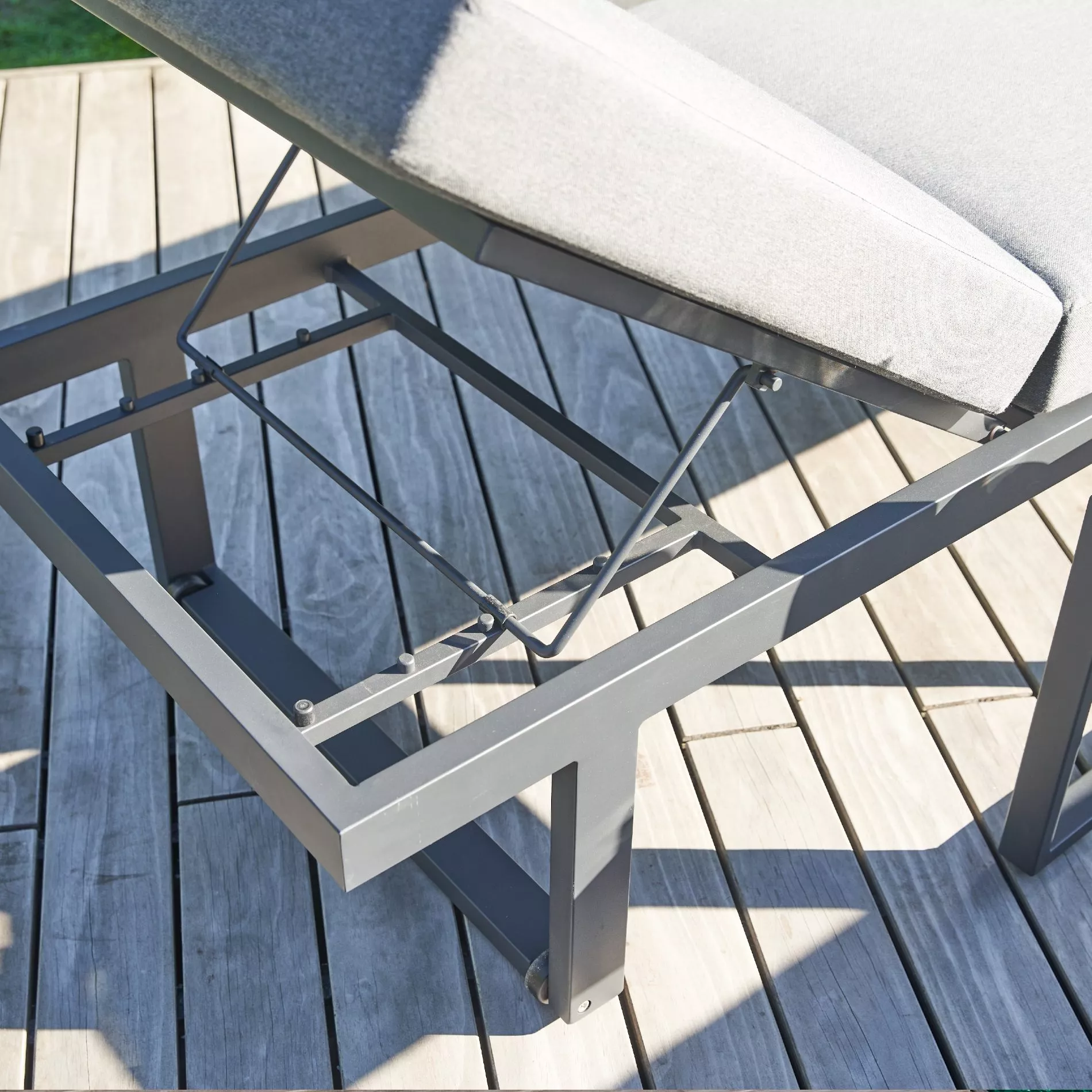 CASA DOMA Aragona DINING Loungesofa 2-Sitzer, Alu/Rope – Bild 7